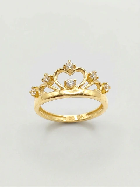 Anillo Corona de Brillo Imperial Circones Oro 18k