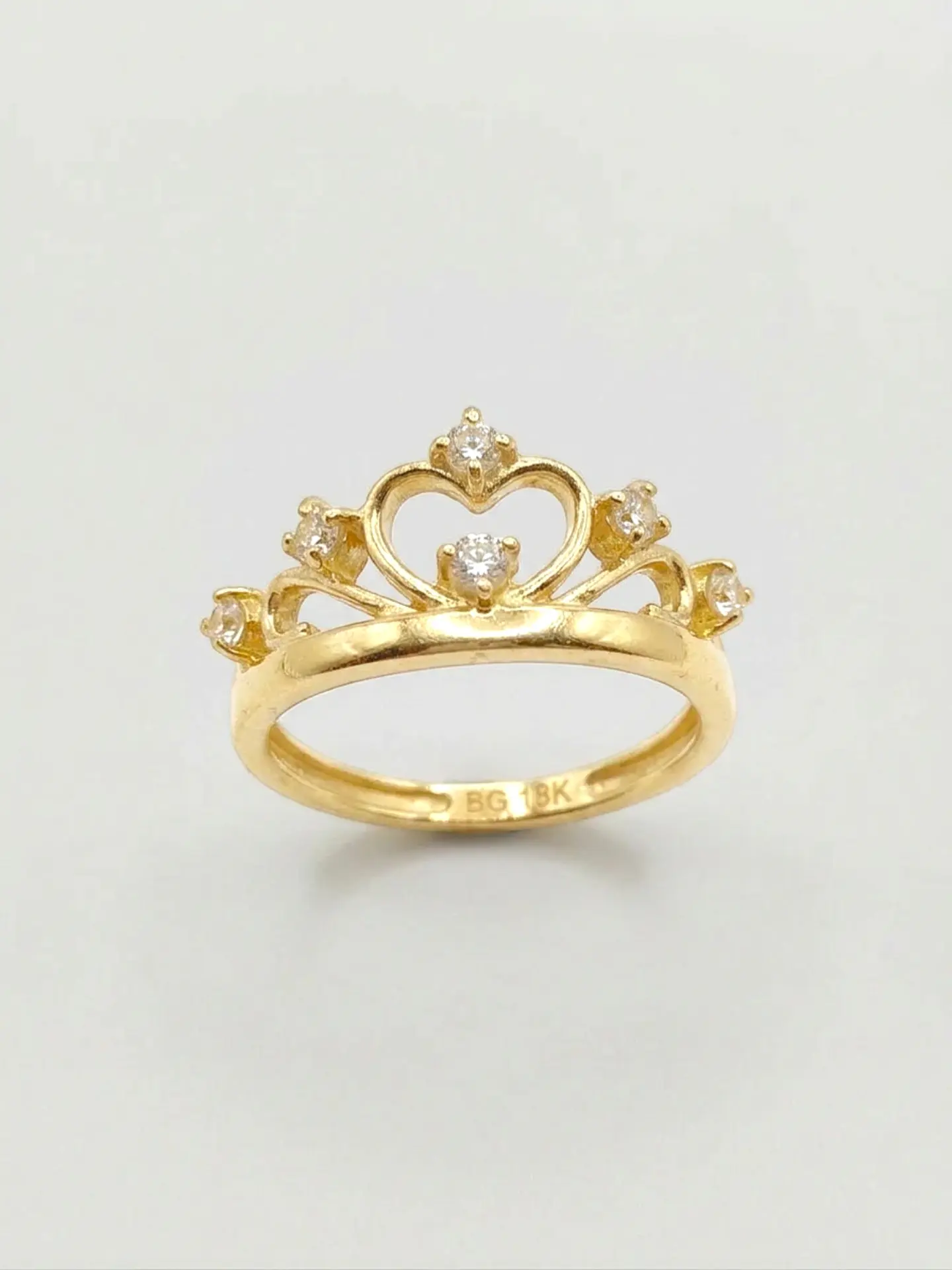 Anillo Corona de Brillo Imperial Circones Oro 18k 1