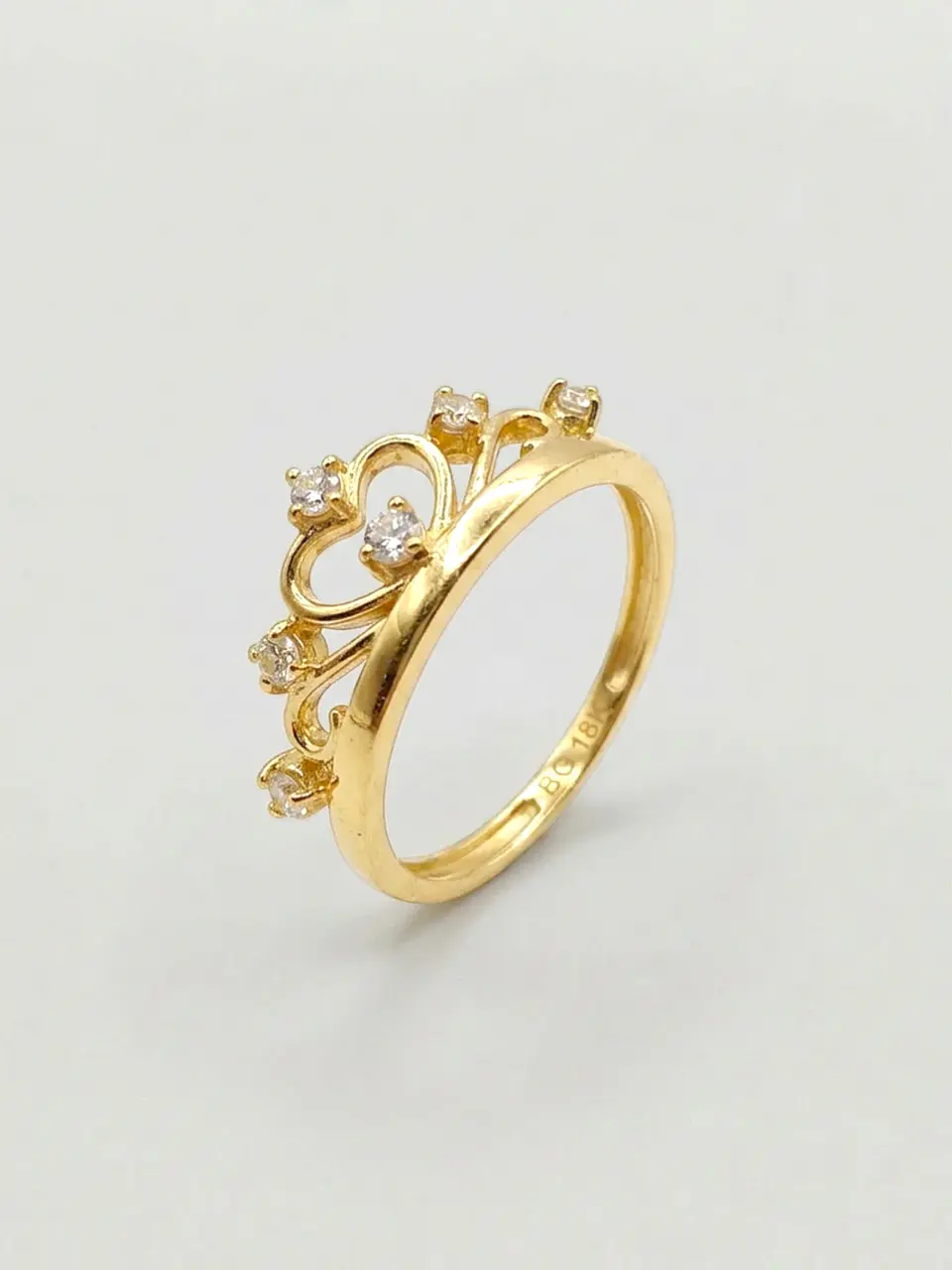 Anillo Corona de Brillo Imperial Circones Oro 18k 2