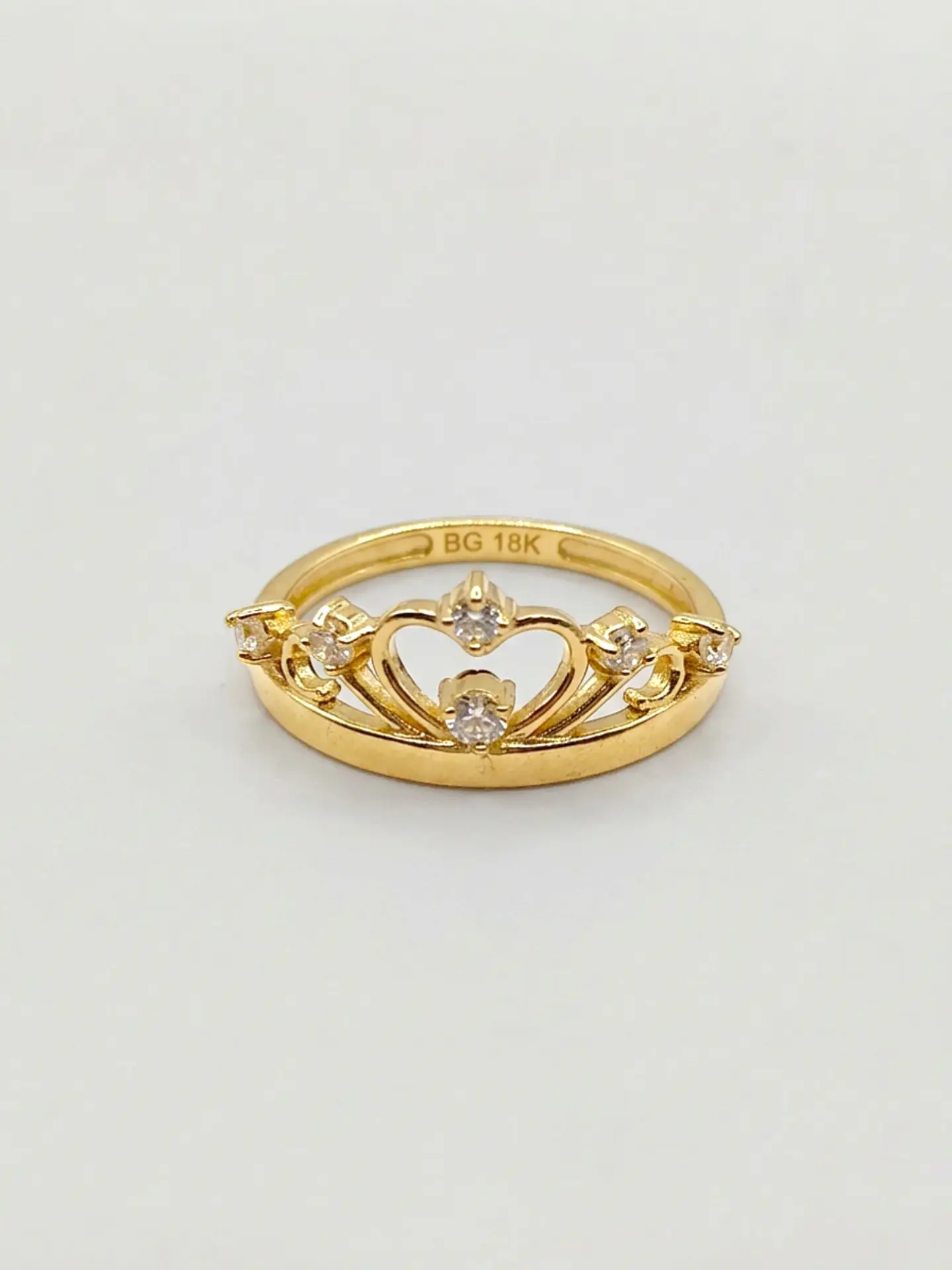 Anillo Corona de Brillo Imperial Circones Oro 18k 4