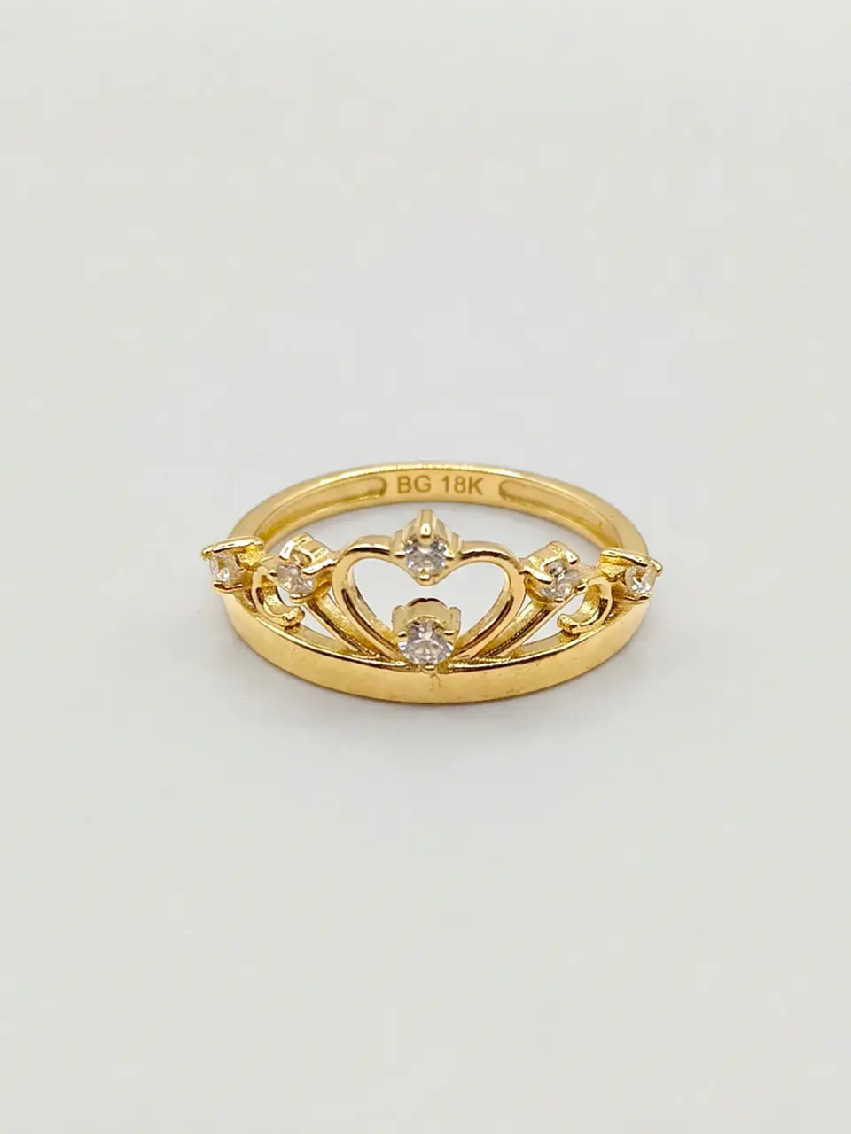 Anillo Corona de Brillo Imperial Circones Oro 18k 4