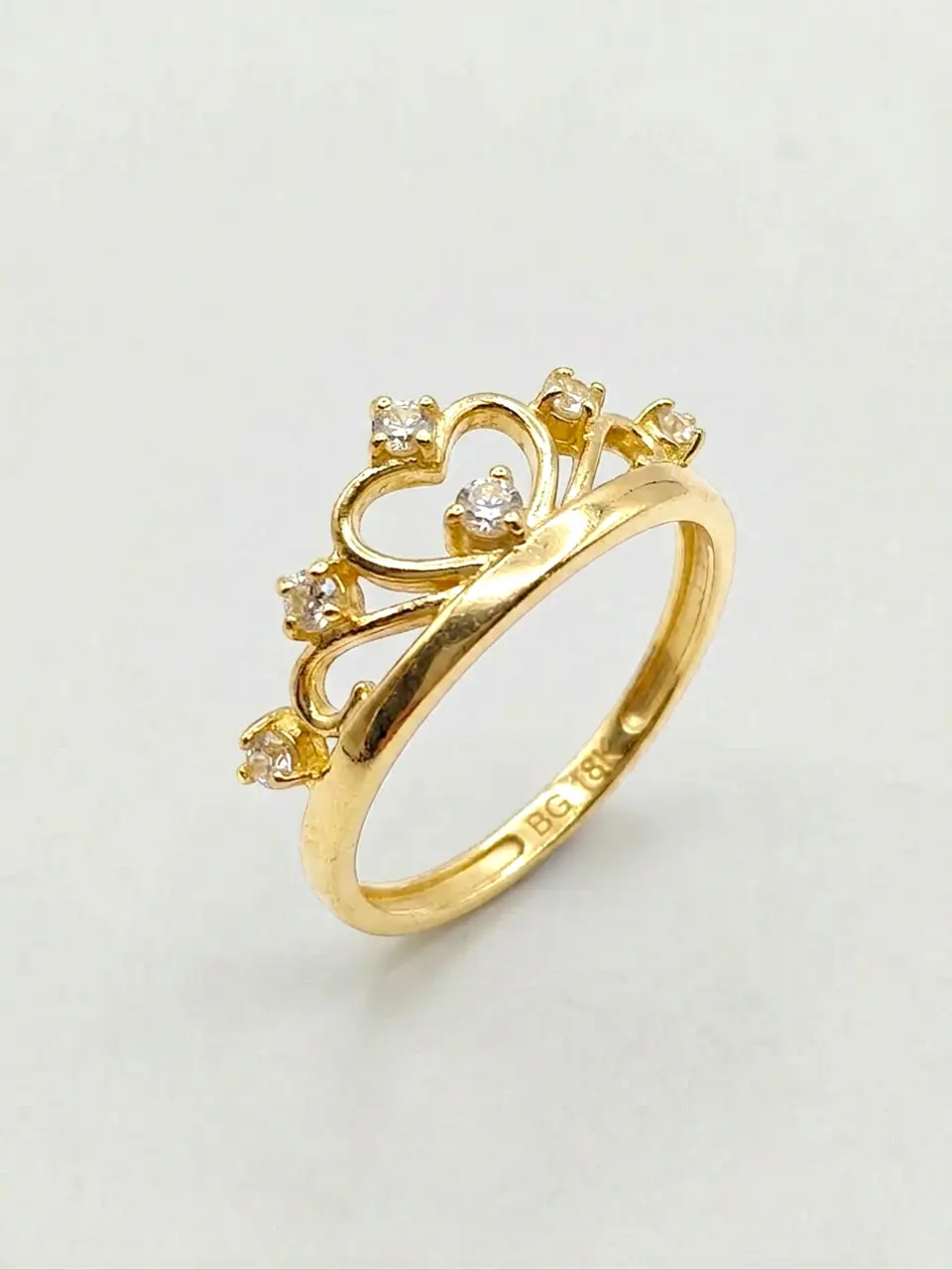 Anillo Corona de Brillo Imperial Circones Oro 18k 5