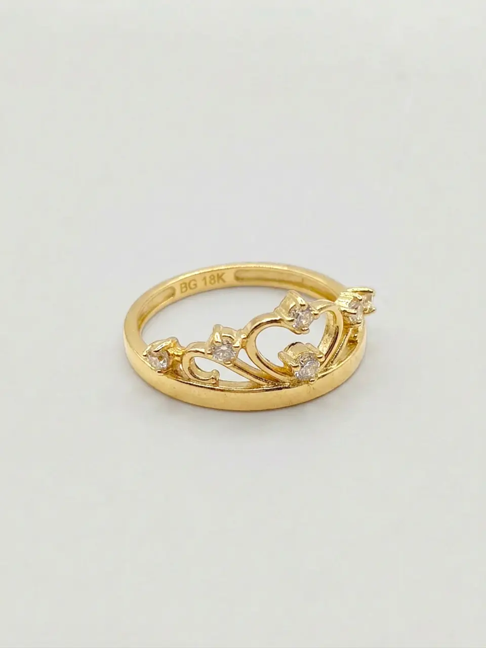 Anillo Corona de Brillo Imperial Circones Oro 18k 6