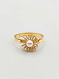 Anillo Sol de Perla Cultivada Oro 18k - Miniatura 1