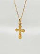 Cadena Fe Sagrada con Cristo Oro 18k - Miniatura 2