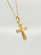 Cadena Fe Sagrada con Cristo Oro 18k - Miniatura 4
