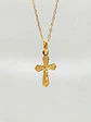 Cadena Fe Sagrada con Cristo Oro 18k - Miniatura 5