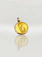 Colgante Devoción Virgen Niña Oro 18k - Miniatura 1