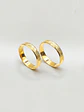 Argollas Nupciales Tallado 3 mm Oro 18k - Miniatura 5
