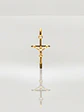 Colgante Cruz de Fe con Cristo Oro 18k - Miniatura 1
