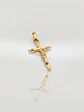 Colgante Cruz de Fe con Cristo Oro 18k - Miniatura 3