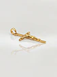 Colgante Cruz de Fe con Cristo Oro 18k - Miniatura 6