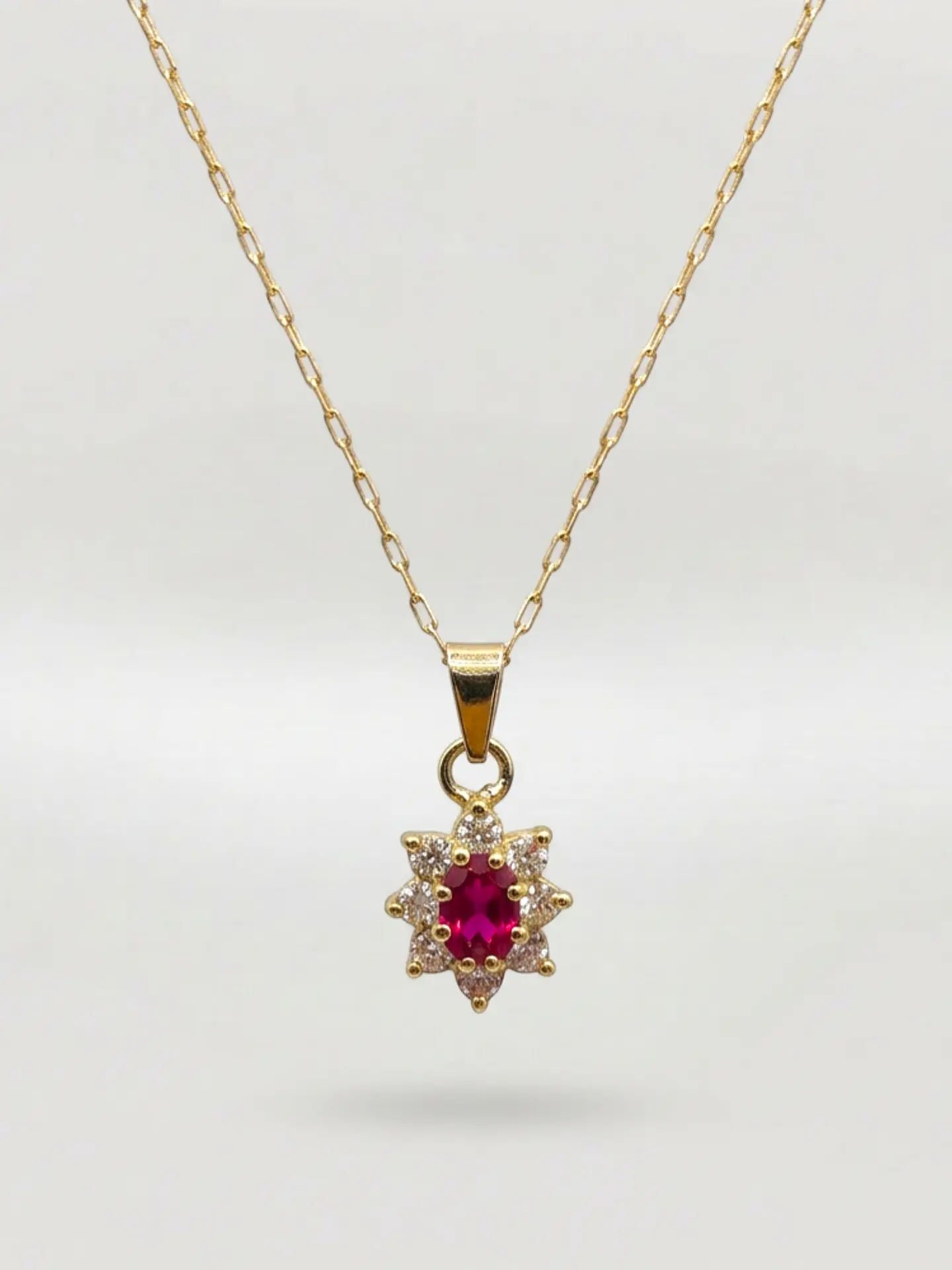 Cadena Lady Pasión de Rubí Oro 18k 1