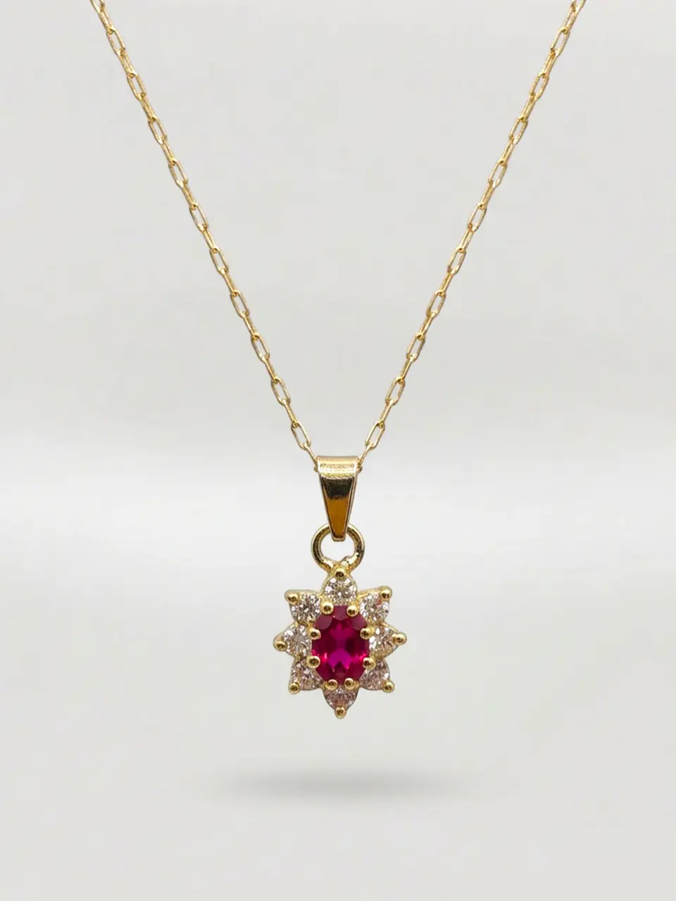 Cadena Lady Pasión de Rubí Oro 18k 1