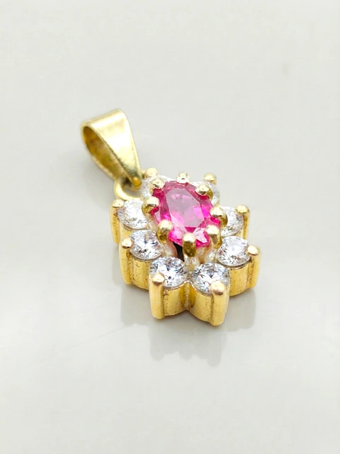 Colgante Lady Pasión de Rubí Oro 18k