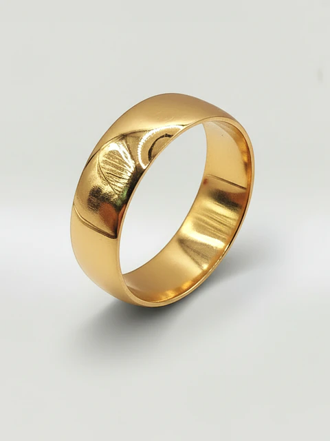 Argolla Individual Matrimonio Tradición Oro 18k