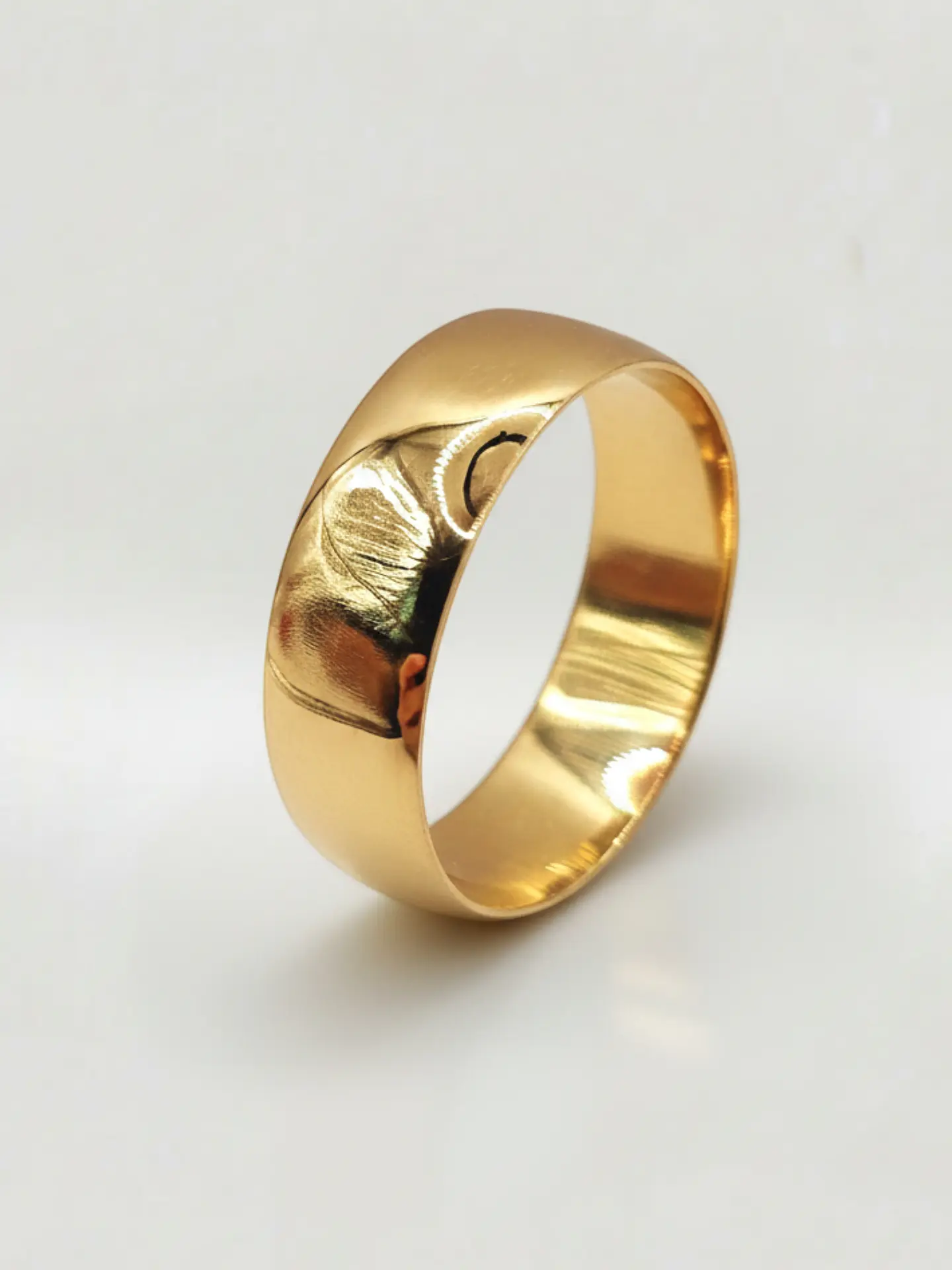 Argolla Individual Nupcial Tradición Oro 18k 4