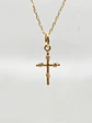 Cadena Cruz de Amarras de Fe Oro 18k - Miniatura 6