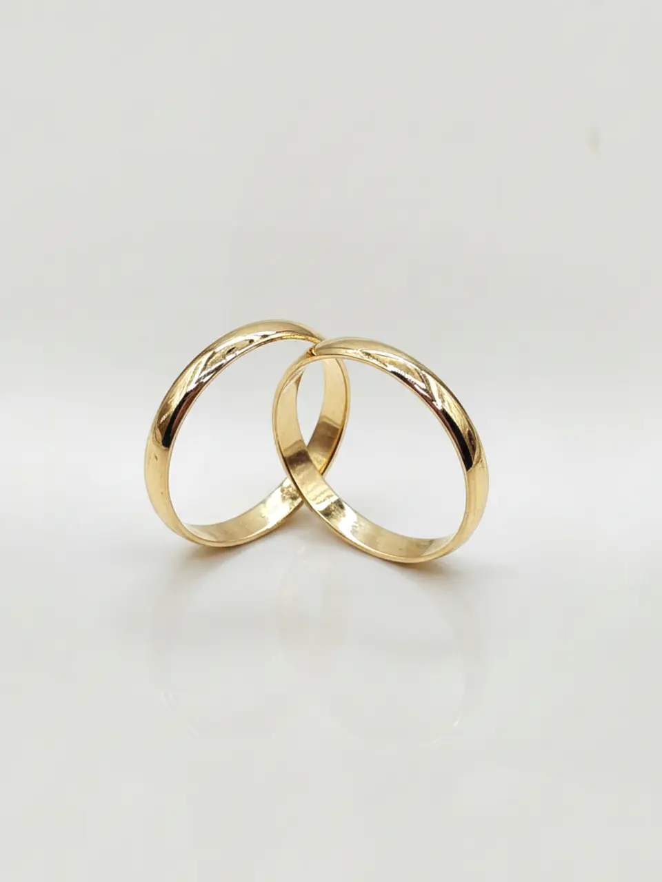 Anillos Ilusiones Tradición Media Caña Oro 18k 2