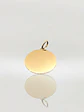 Colgante Disco Espejo Majestuoso Oro 18k - Miniatura 1