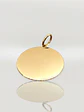Colgante Disco Espejo Majestuoso Oro 18k - Miniatura 2