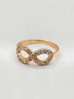 Anillo Infinito Destello Eterno con Circones Oro 18k - Miniatura 1