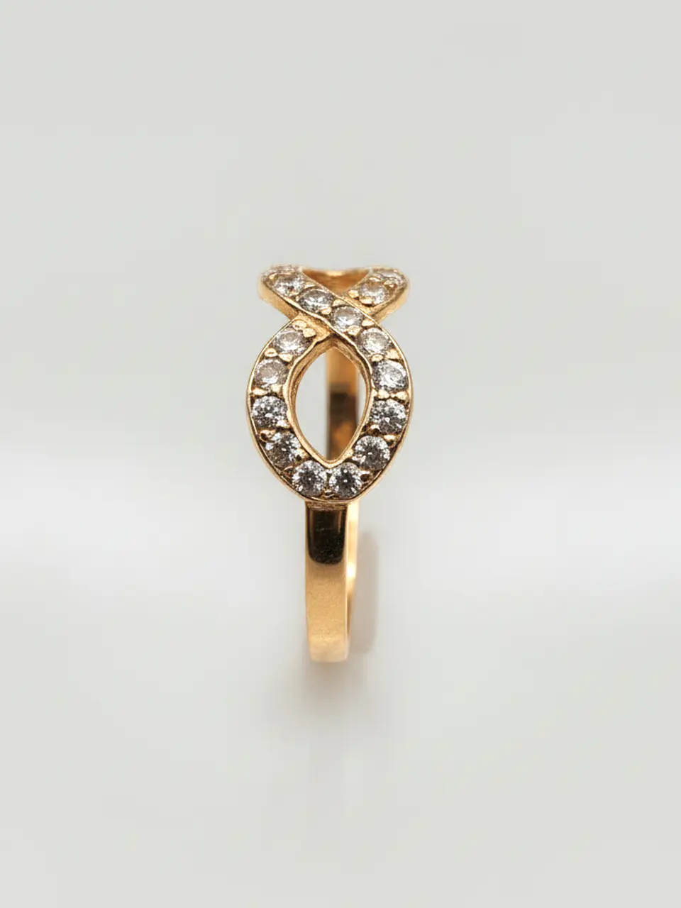 Anillo Infinito Destello Eterno con Circones Oro 18k 7