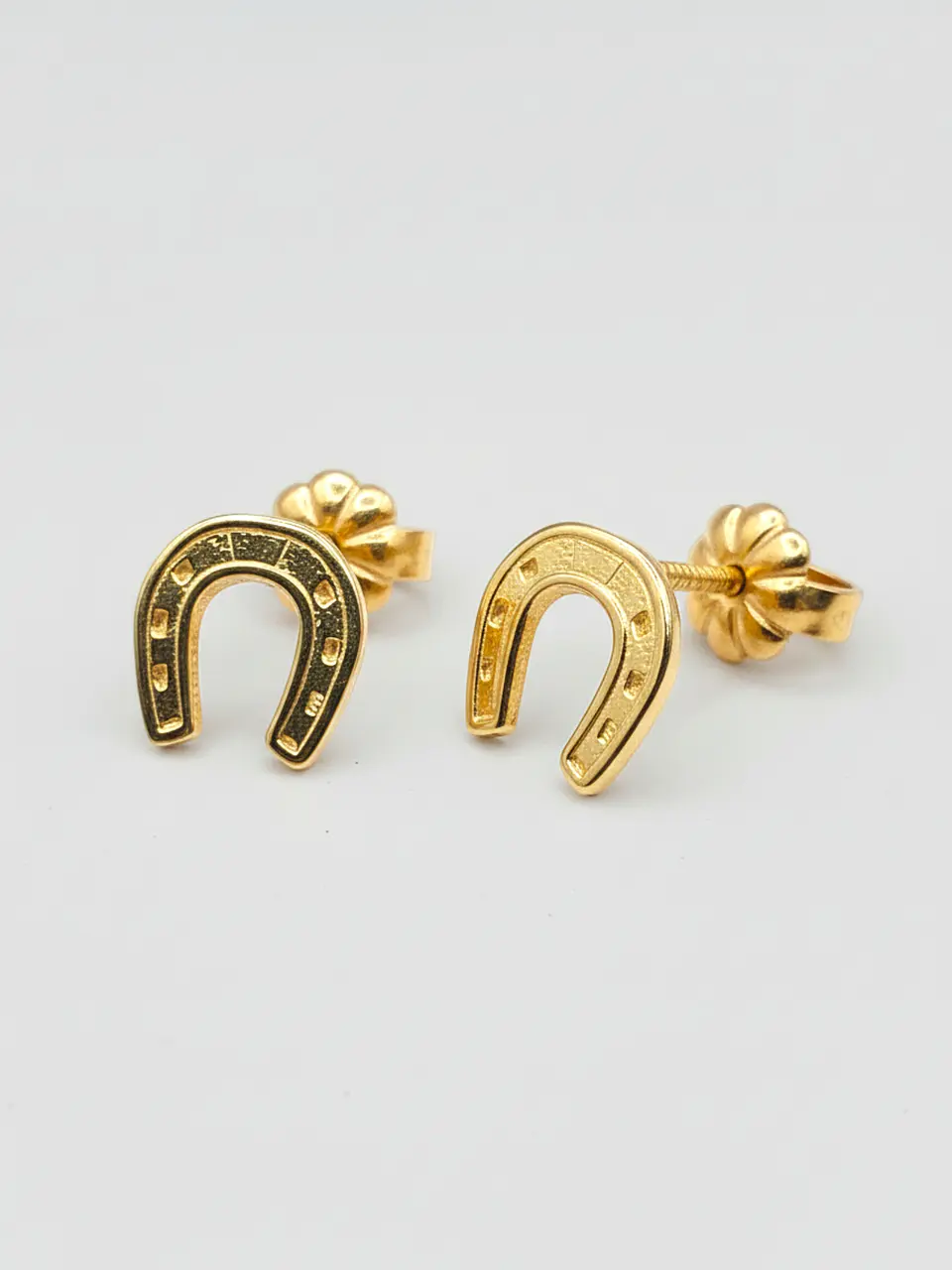 Aros Herradura de la Suerte Grande Oro 18k 5