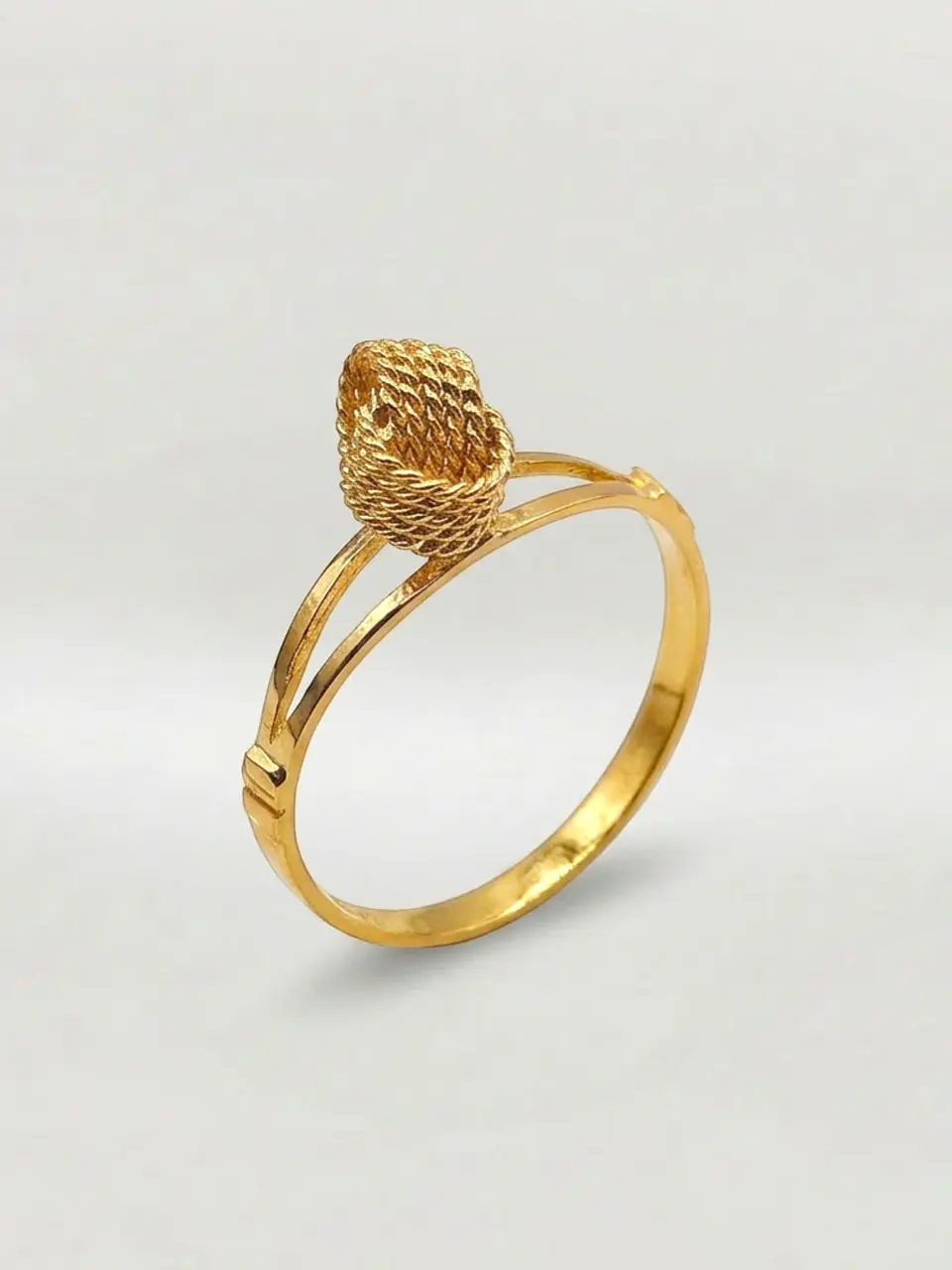 Anillo Nudo Trenzado Esencia Oro 18k 2