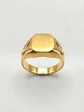 Anillo Sello Vanguardia Calada Oro 18k - Miniatura 1