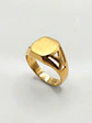 Anillo Sello Vanguardia Calada Oro 18k - Miniatura 4