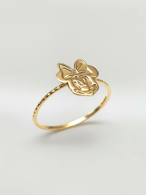 Anillo Minnie Encanto Oro 18k