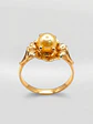 Anillo Flor de Perla Cultivada Oro 18k - Miniatura 1