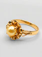 Anillo Flor de Perla Cultivada Oro 18k - Miniatura 3