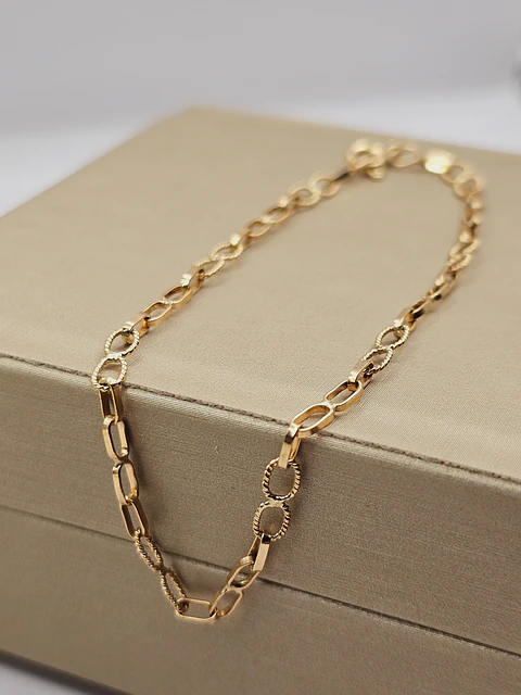 Pulsera Eslabones de Diseño Oro 18k