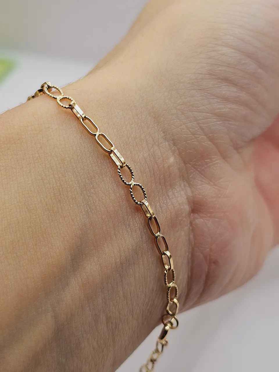 Pulsera Eslabones de Diseño Oro 18k 3