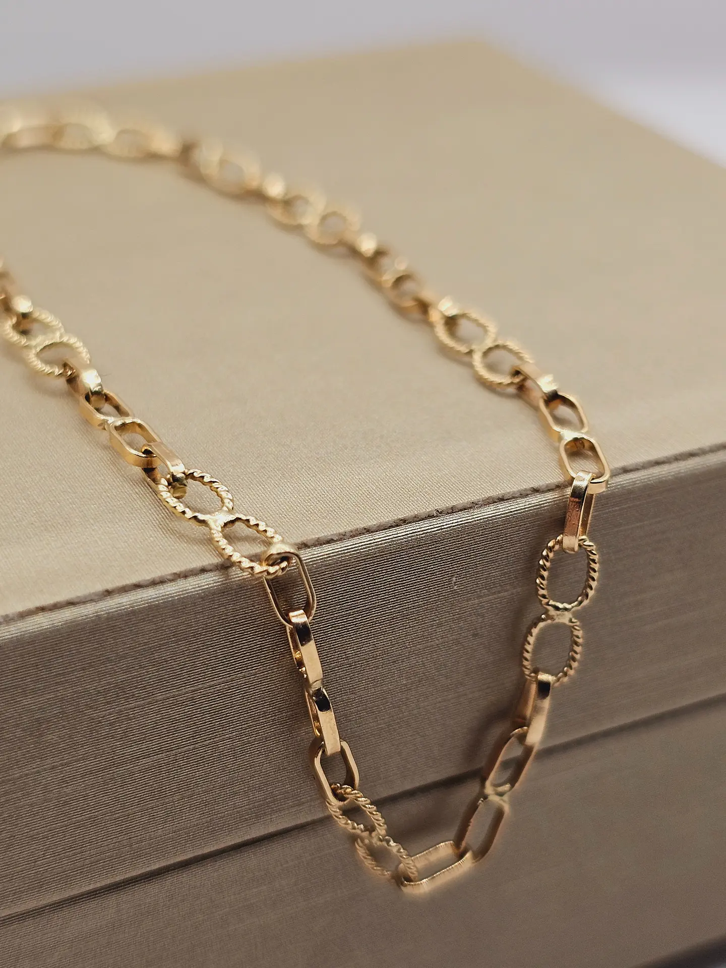 Pulsera Eslabones de Diseño Oro 18k 4