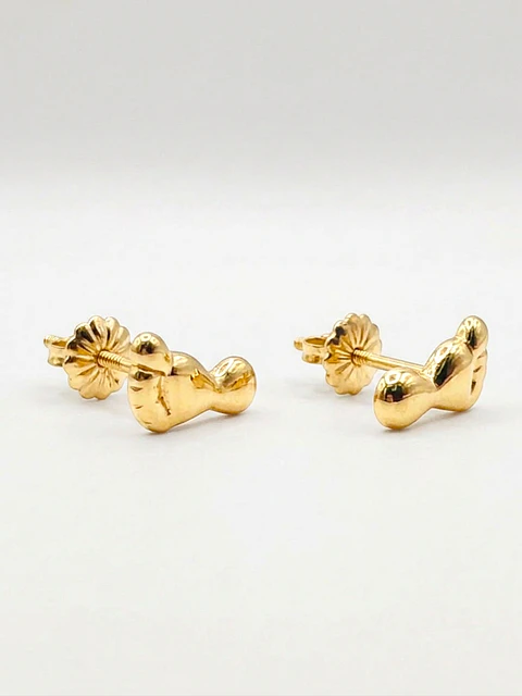 Aros Patita de Amor Oro 18k