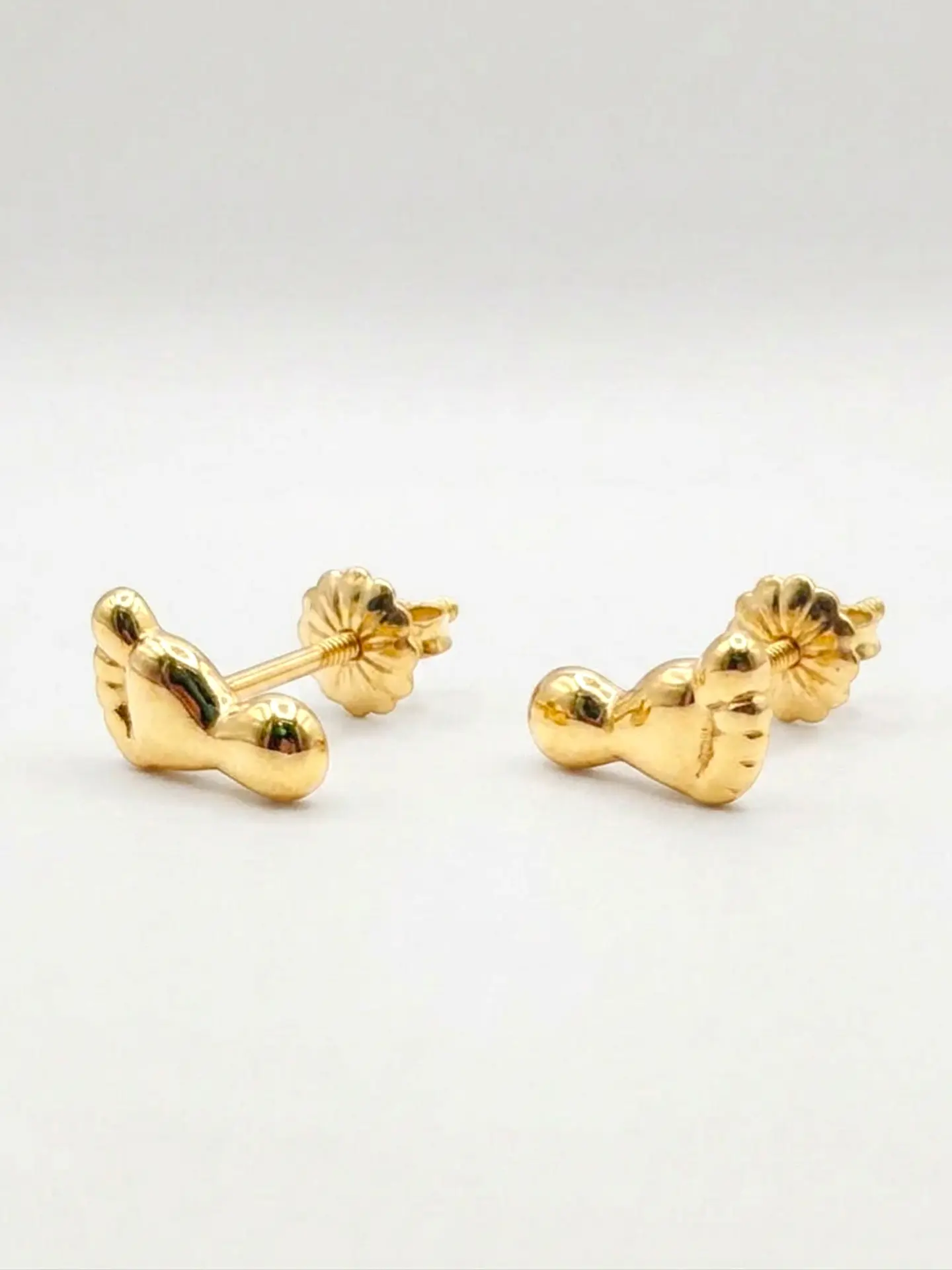 Aros Patita de Amor Oro 18k 4