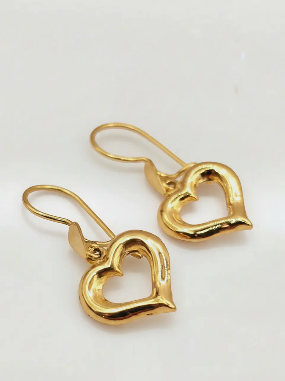 Aros Corazón con Cierre de Gala Oro 18k 2