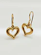 Aros Corazón con Cierre de Gala Oro 18k - Miniatura 3