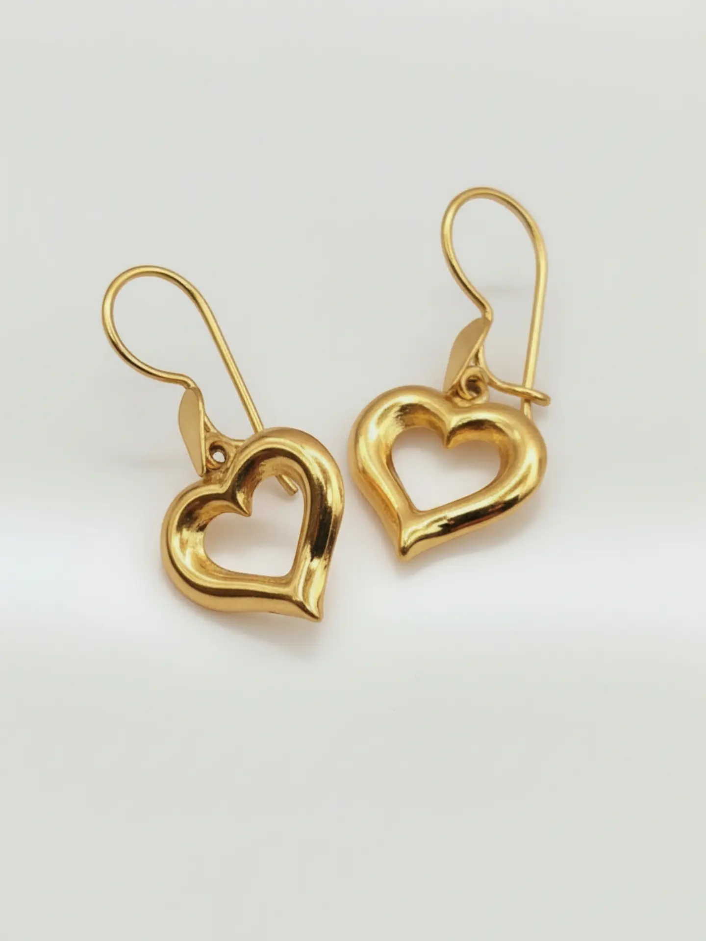 Aros Corazón con Cierre de Gala Oro 18k 6