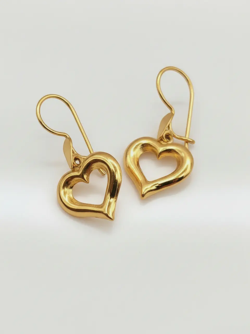 Aros Corazón con Cierre de Gala Oro 18k 6