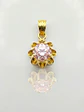 Colgante Chatón Italiano Rosa de Francia Oro 18k - Miniatura 1
