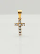Colgante Cruz de Brillo Sagrado Circones Oro 18k - Miniatura 1