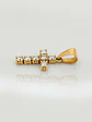 Colgante Cruz de Brillo Sagrado Circones Oro 18k - Miniatura 5