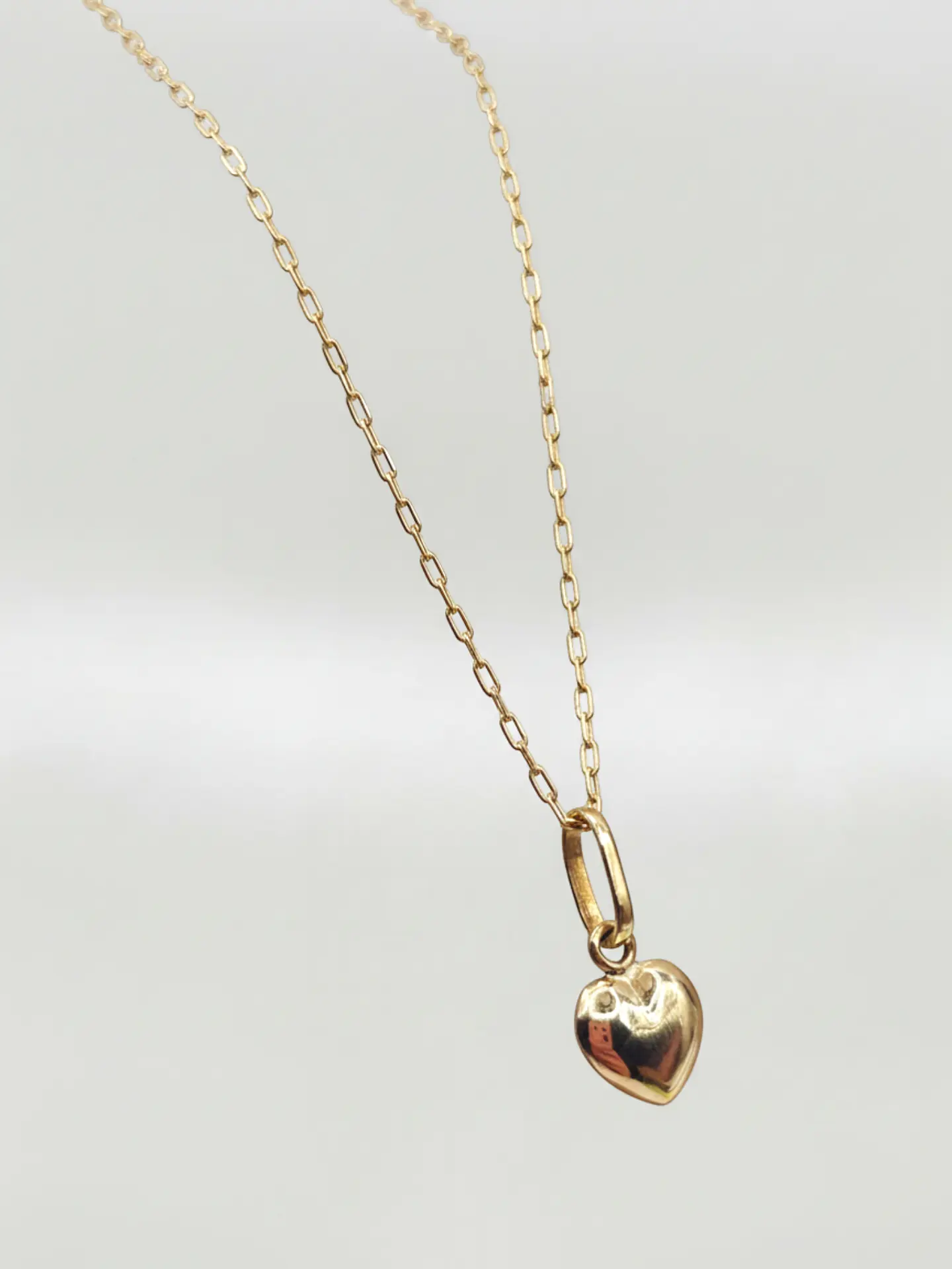 Cadena Corazón de Amor Delicado Oro 18k 4