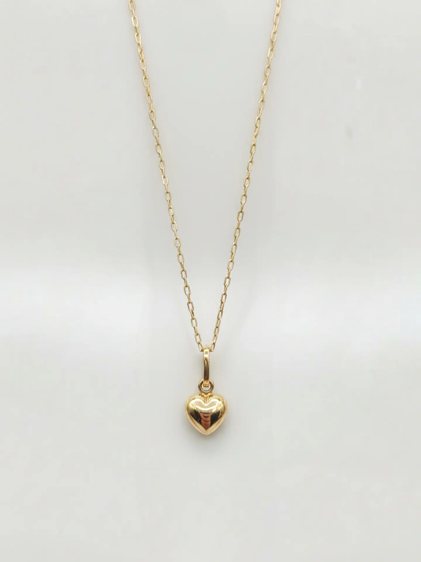 Cadena Corazón de Amor Delicado Oro 18k 3
