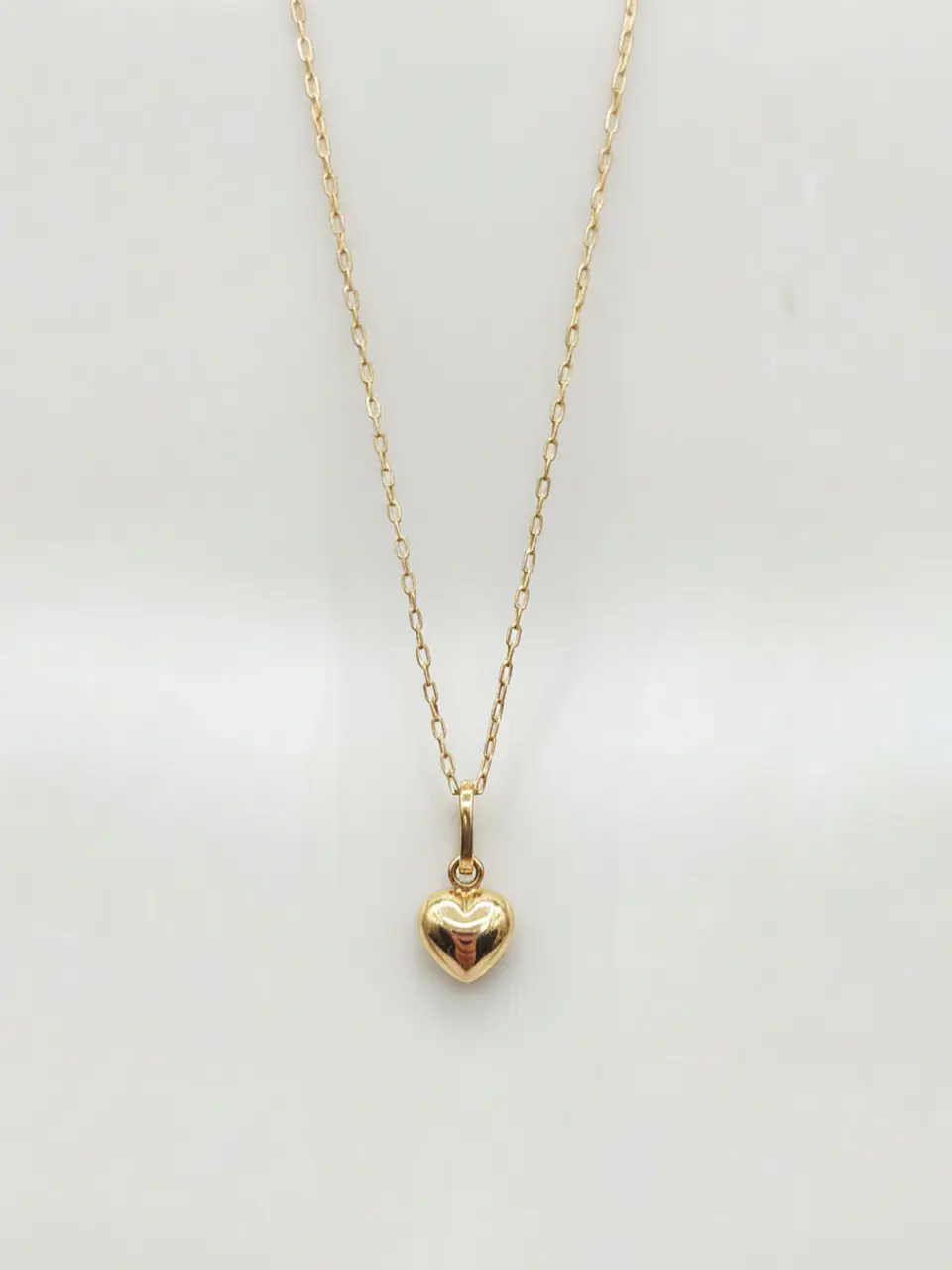 Cadena Corazón de Amor Delicado Oro 18k 3