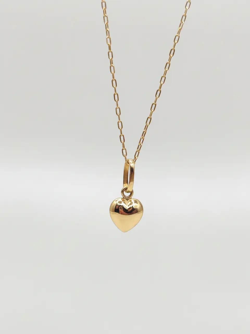 Cadena Corazón de Amor Delicado Oro 18k 6